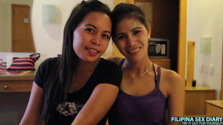 Sex Diary: Asian sex diary two Filipina friends take turns fucking big...