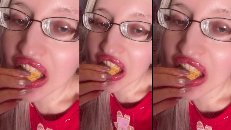 FinDom Goaldigger: ASMRチップス、ポテト食べ ヘッドホンで聴く
