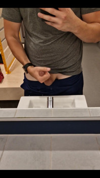 At the Gym Without Underwear Is Fun!