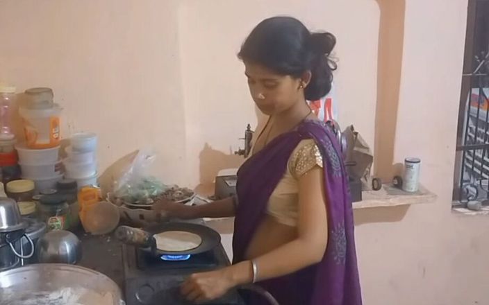 Sexy Girlfriend Girl: Cocina, un hombre folló a una ama de casa india...