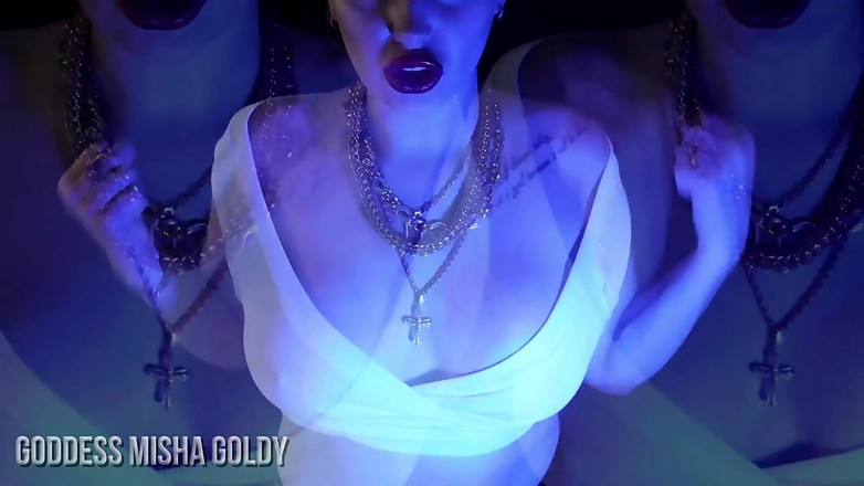 Goddess Misha Goldy: Hipmeryzujący umysł jebanie! Musisz krawędzi, musisz szarpać, musisz wysłać!