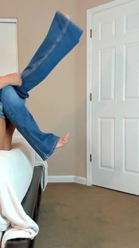 Modrá Jean Módní Přehlídka Část 2