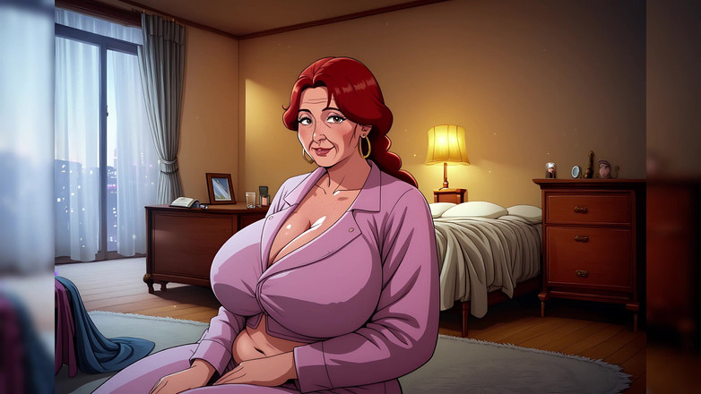 AI Porn: Ai MILF rosse a casa