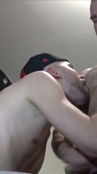 Slut Creampied by His Friend Big Dick