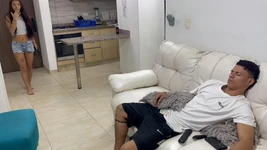 My Little Stepsister Arrives Late After a Party and as Punishment, I Fuck Her Hard