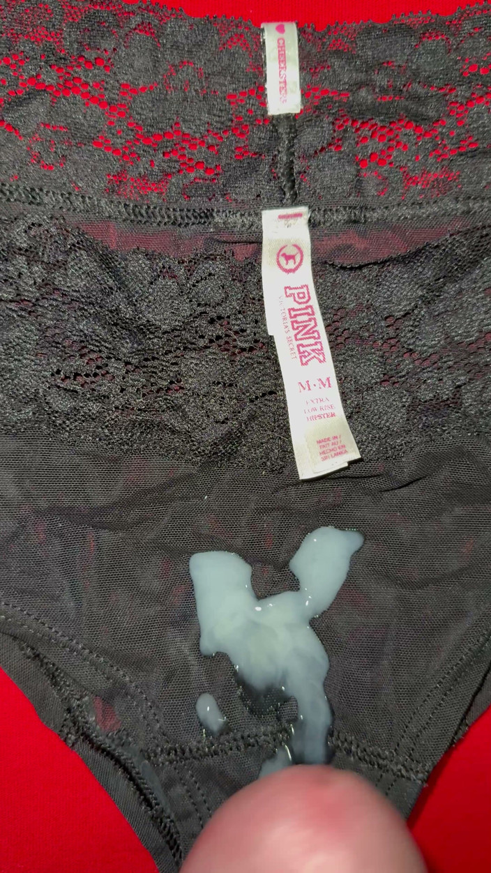 CumDaily: Cum on Wife’s Panties 25