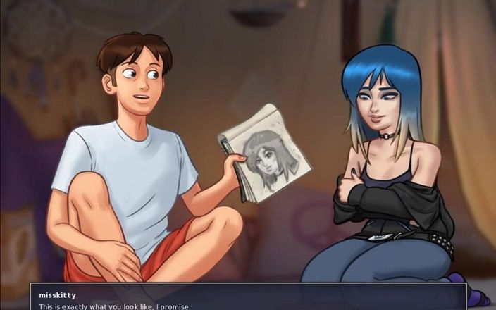 Miss Kitty 2K: Summertimesaga Eve Futa! (uitpuilende keuze) - deel 89