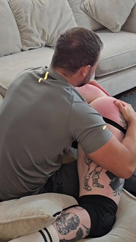 Alpha Spanks His Tattooedgymcub
