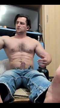 Zwei videos von einem großen abspritzen
