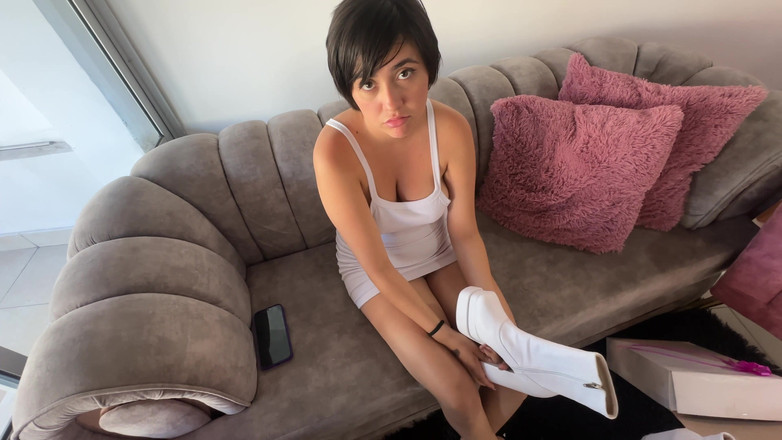 ManuelaAlvarez: I Give My Sexy Little Stepdaughter the Boots She Wanted...