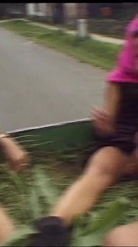 Two Horny Whore Pick up by Four Men so They Can Be Fucked
