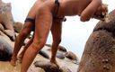 Sportynaked: Трах і мінет на громадському пляжі зі спермою на цицьки дружини