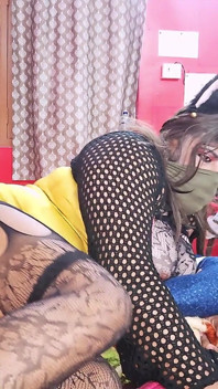 Super Sexy Indian Crossdresser Rina Deep Anal Fuck Monster Dildo