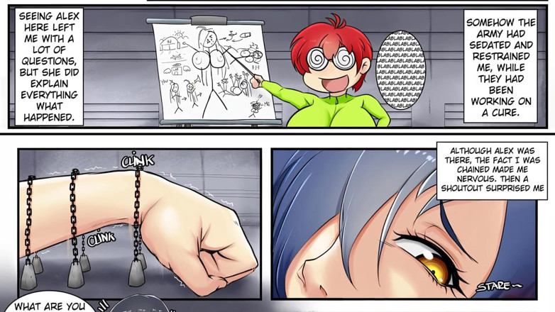 Pectus Show: Titan yakalama - dev dev büyüme hentai çizgi romanı