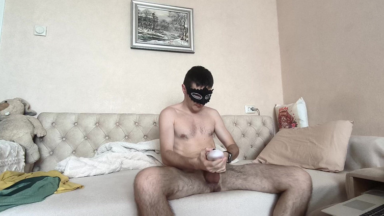 webcamboy98: Testing a Rotating Masturbator