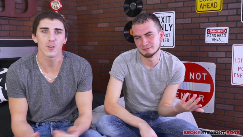 Broke Straight Boys: Hetero jongens zuigen, rim, 69, kontspel
