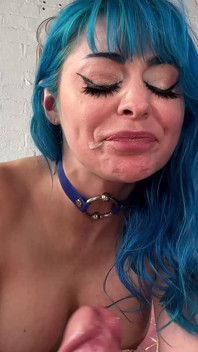 Jewelz Blu in Blue Harness! Studio Hookup with Danny D