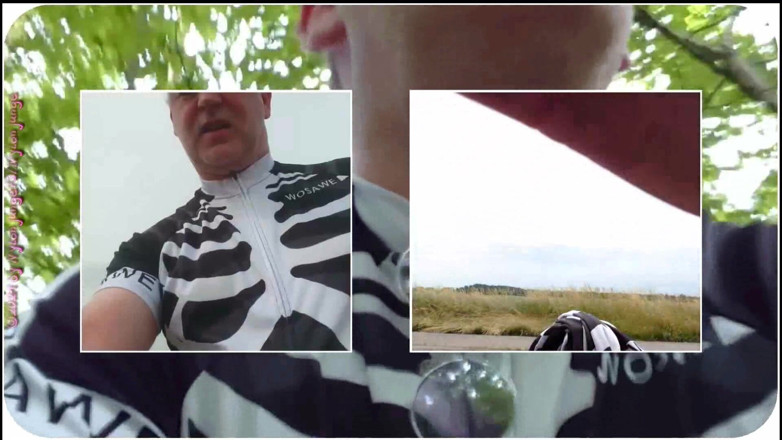 Carmen_Nylonjunge: Video collage of a bike tour without 2 ** Outdoor **