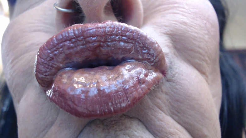 Abby Anna: Паличка золотий лиск супер pucker крупним планом