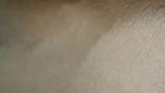 Close up Anal Fucking Ass with Glass Dildo
