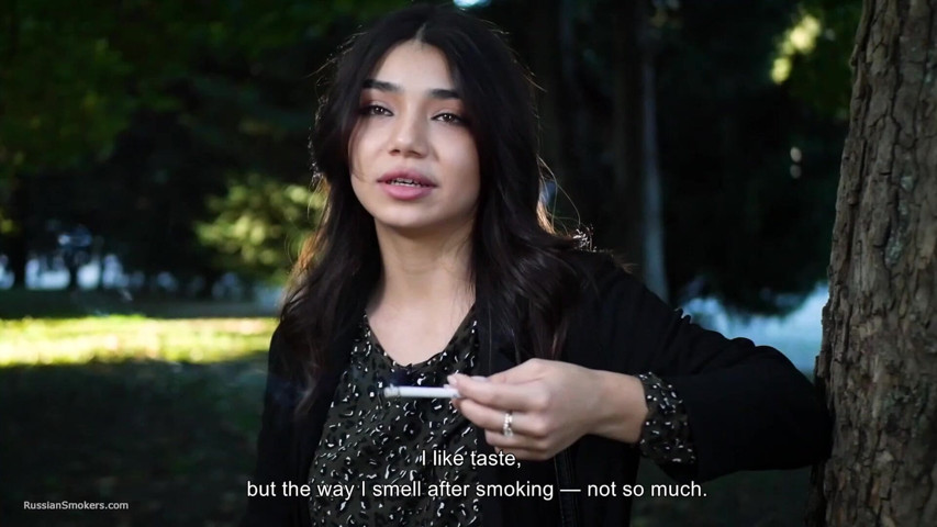 Smoking Interview with Zarina (Russian Smokers) Smoking Interview with Zarina (Russian Smokers)