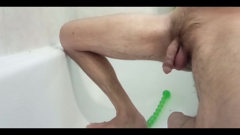MaxonFF: Long Toy Deep in the Ass Pissing and Fart