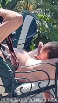 Daddy Jay Taylor Gets Backyard Blowjob