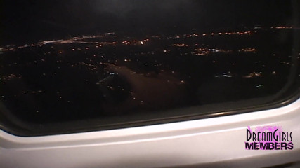 Dream Girls: Two Chicks Surprise The Pilot By Getting Naked
