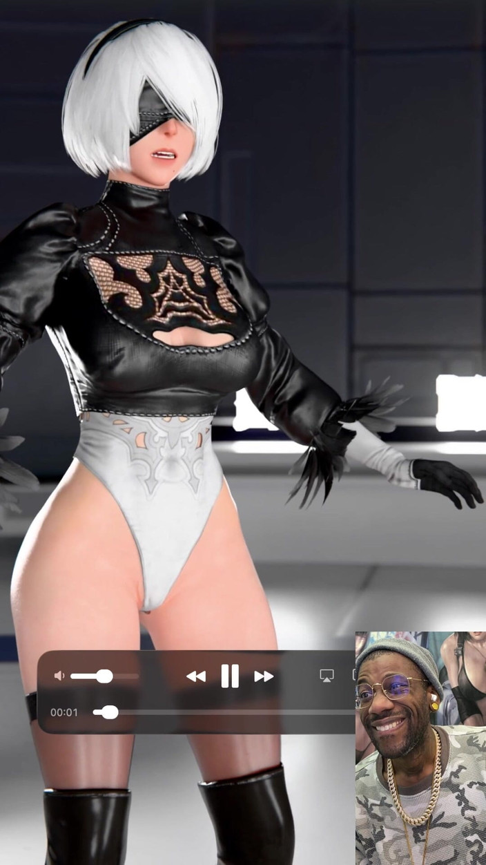 L6RD7BLU3 FUTA: Pepek botak C. Viper menunggang zakar transgender, kongkek transgender paizuri...