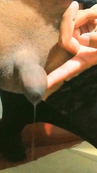 Sissy Laura Leaking Precum