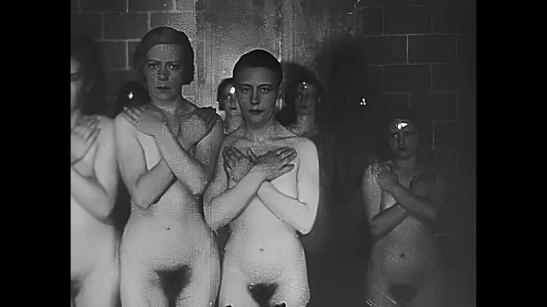 Vintage Erotic Archive: Messe Noire 1928 herstelde stille erotische film