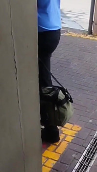 Passenger Caught the Bus Driver in the Woods