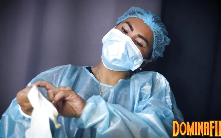 DominaFireOfficial: Finger Sounding by Sadistic Nurse Dominafire