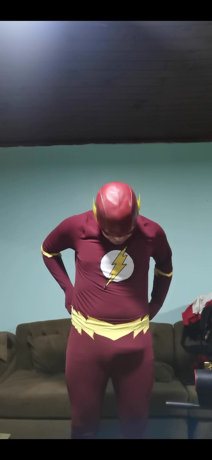 Rokkuman: Flash Cosplay gorący