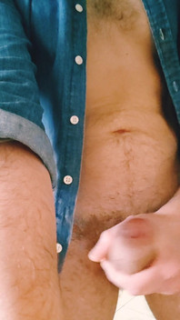 Open Shirt and Cum