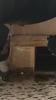 Dirty Slut Pee in Shop Eingepisst