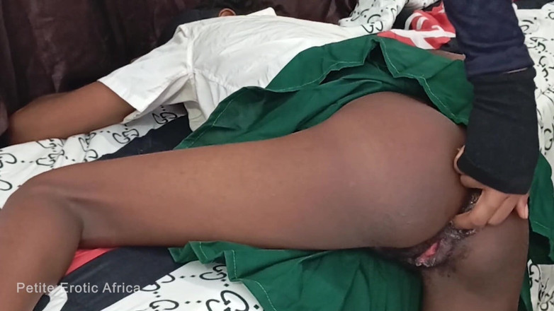 Petite Erotic Africa: Sweet Ebony Teen Taking Huge Dick Out of Passion