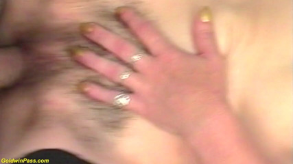 Look I am Hairy: Hairy 72 years old stepmom rough ass fucked