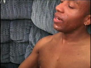 First Black Sexperience: Syperb redhead chick throats dick and gives some drawn off...