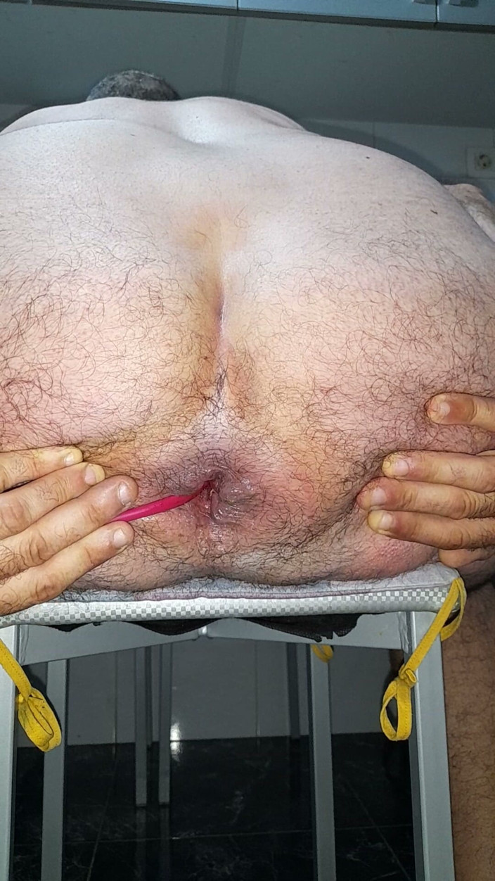 Xauencaliente: Lush Vibration and Big Transparent Dildo Fucking My Ass Close-up...