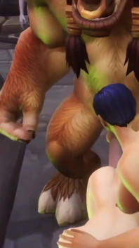 Ass smashed by Minotaur