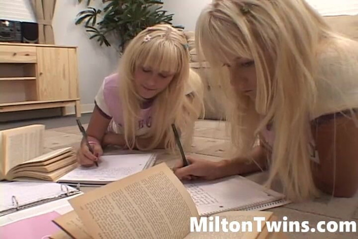 Milton Twins: Homework Makes Us Horny