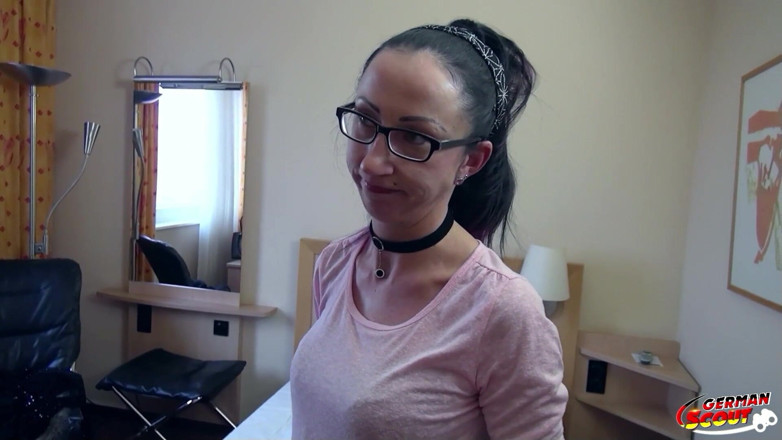 German Scout: German Scout - Skinny mature Stella pickup and fuck in hotel
