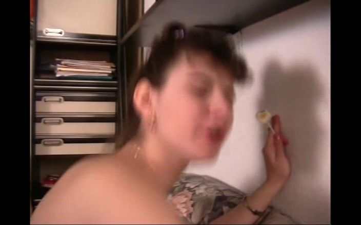 Little World: Double Penetration with Condom and Cumshot in Mouth for Two...