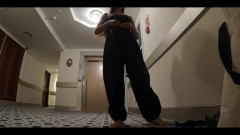 DaringKiara: Ik kom terug van de sauna naar mijn hotel