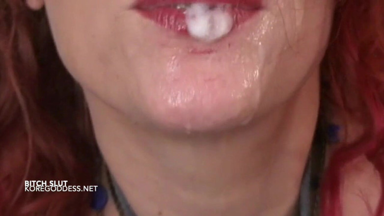 Kore Goddess: Huge tits bitch slut treated like a cum slut