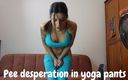 AnittaGoddess: Mojando desesperadamente mis pantalones de yoga