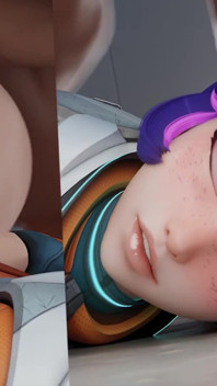 Juno Overwatch 3D - dupla penetração no cu apertado gangbang deu errado hardcore animação