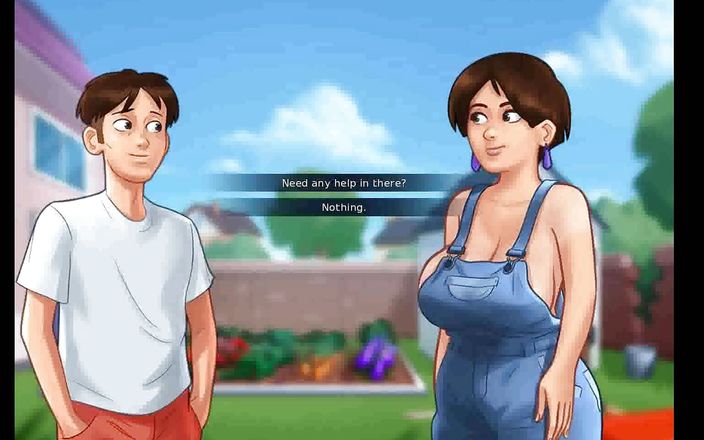 Dirty GamesXxX: Summertime saga: land-MILF melkt ihre titten mit einer brustpumpe ep 82