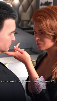 Boundaries of Morality - the Paris Business Trip - Part 4 - Teasing Her Bull with Video Call Sex Right Next to Her Husband